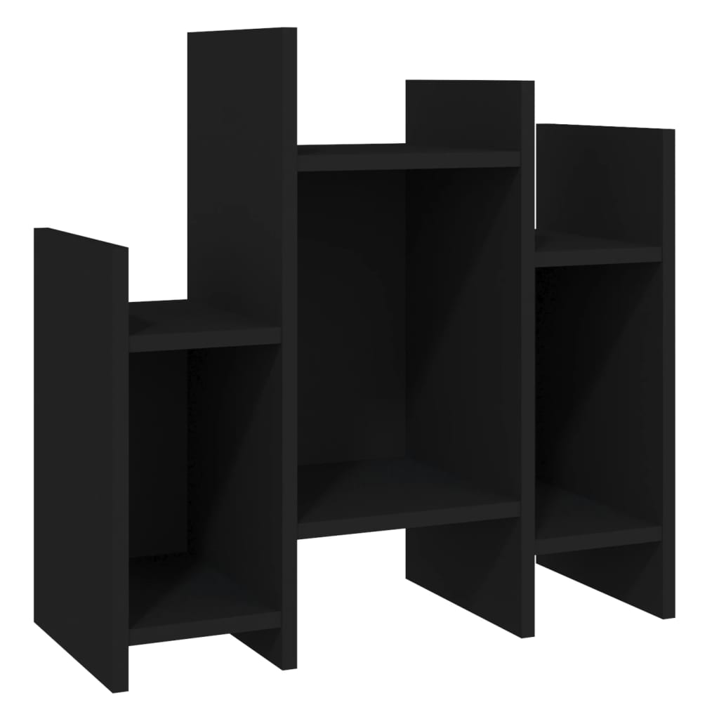 

vidaXL Side Cabinet Black 23.6"x10.2"x23.6" Engineered Wood