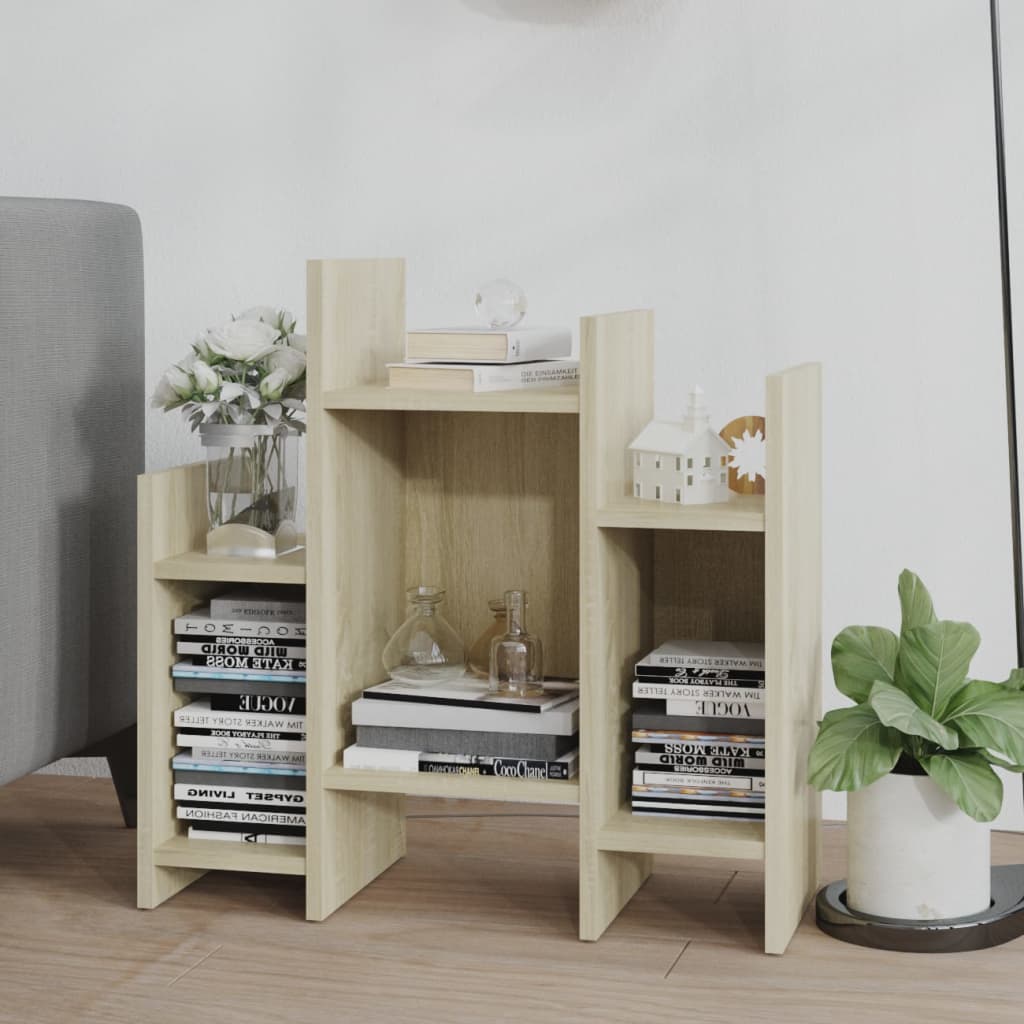 

vidaXL Bijzetkast 60x26x60 cm spaanplaat sonoma eikenkleurig