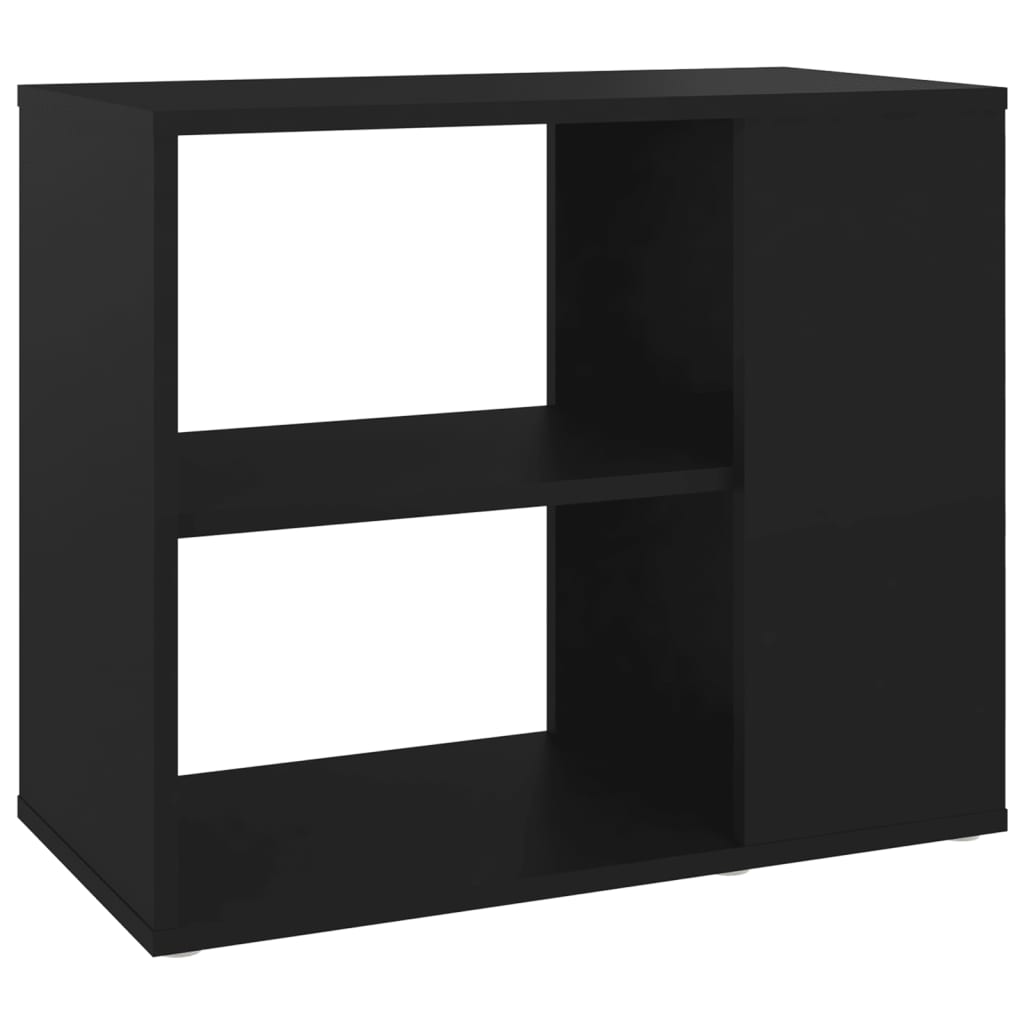 

vidaXL Side Cabinet Black 23.6"x11.8"x19.7" Engineered Wood