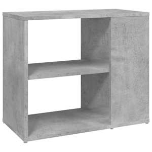 Odkládací skříňka betonově šedá 60x30x50 cm kompozitní dřevo - obrázek 2