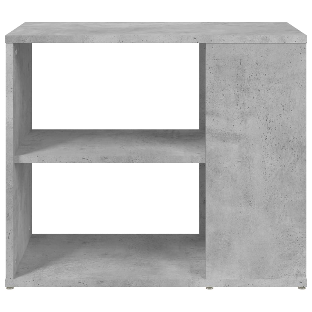 vidaXL Side Cabinet Concrete Gray 24"x12"x20" Chipboard