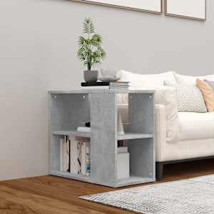 Odkládací skříňka betonově šedá 60x30x50 cm kompozitní dřevo - obrázek 1
