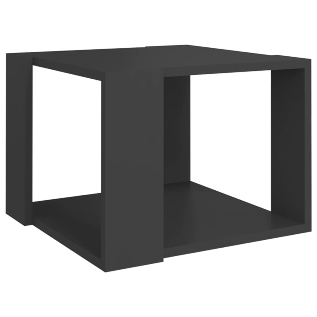

vidaXL Coffee Table Gray 16"x16"x12" Engineered Wood
