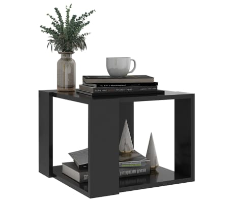 vidaXL Salongbord grå 40x40x30 cm konstruert tre