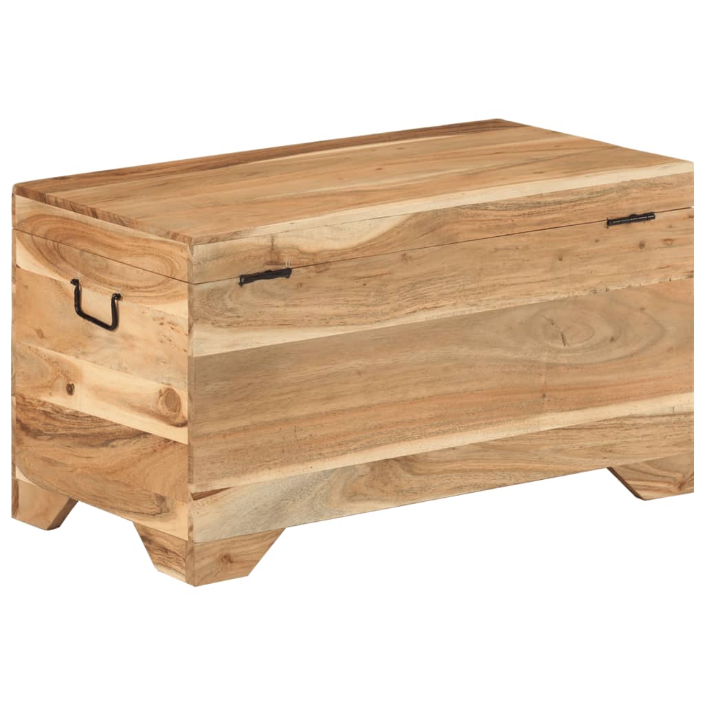 Coffre De Rangement Bois D'acacia Solide VidaXL 14 width=274