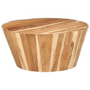 Klubska mizica Ø65x31 cm trden akacijev les