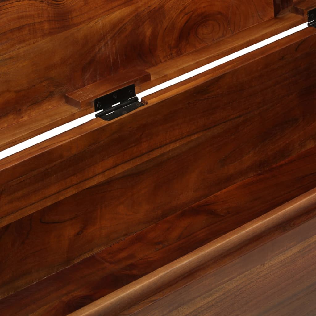 Coffre De Rangement 110x35x41 Cm Bois D'acacia Solide VidaXL 18 width=274