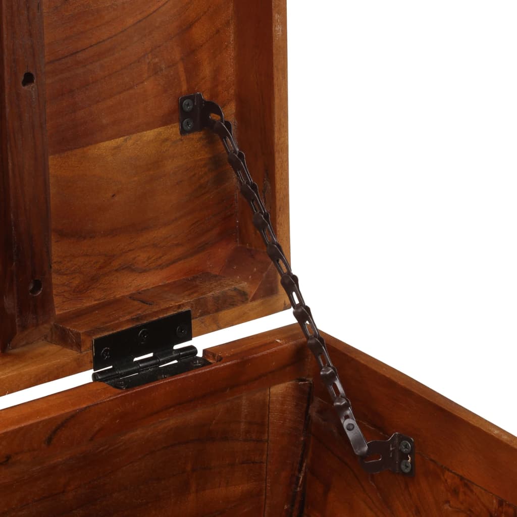 Coffre De Rangement 110x35x41 Cm Bois D'acacia Solide VidaXL 19 width=274