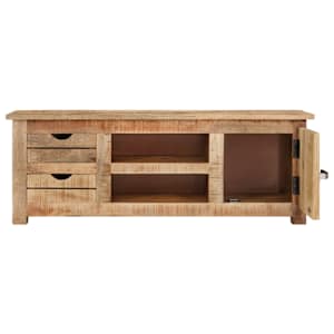 TV stolek 110 x 30 x 40 cm hrubé mangovníkové dřevo - obrázek 5