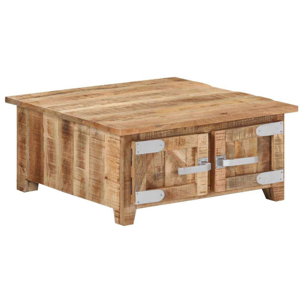 Konferenční stolek 67 x 67 x 30 cm masivní mangovníkové dřevo