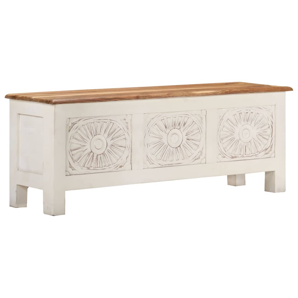 uzglabāšanas kaste, 110x30x40 cm, akācijas masīvkoks