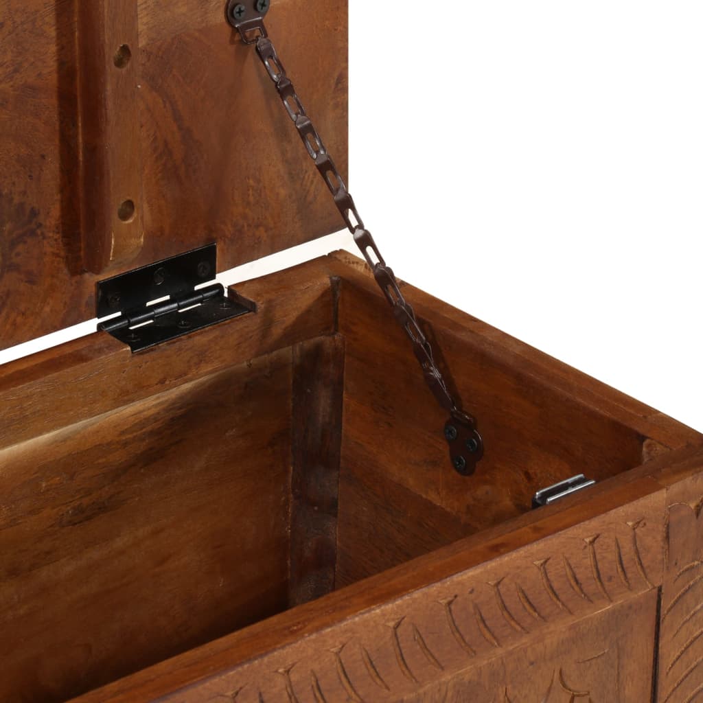 Scatola Portaoggetti 110x30x40 Cm In Legno Massello Di Mango VidaXL 19 width=274