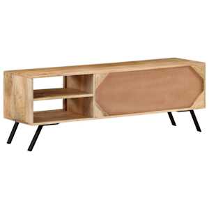 TV stolek 110 x 30 x 40 cm masivní mangovníkové dřevo - obrázek 3