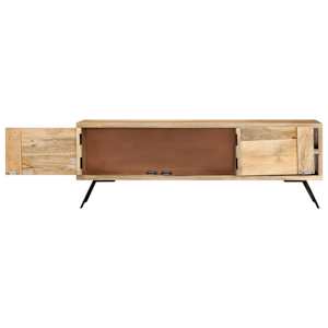 TV stolek 110 x 30 x 40 cm masivní mangovníkové dřevo - obrázek 5