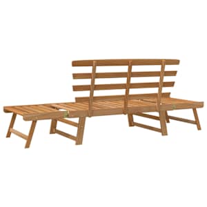 Zahradní lavice 2 v 1 190 cm masivní akácie - obrázek 6
