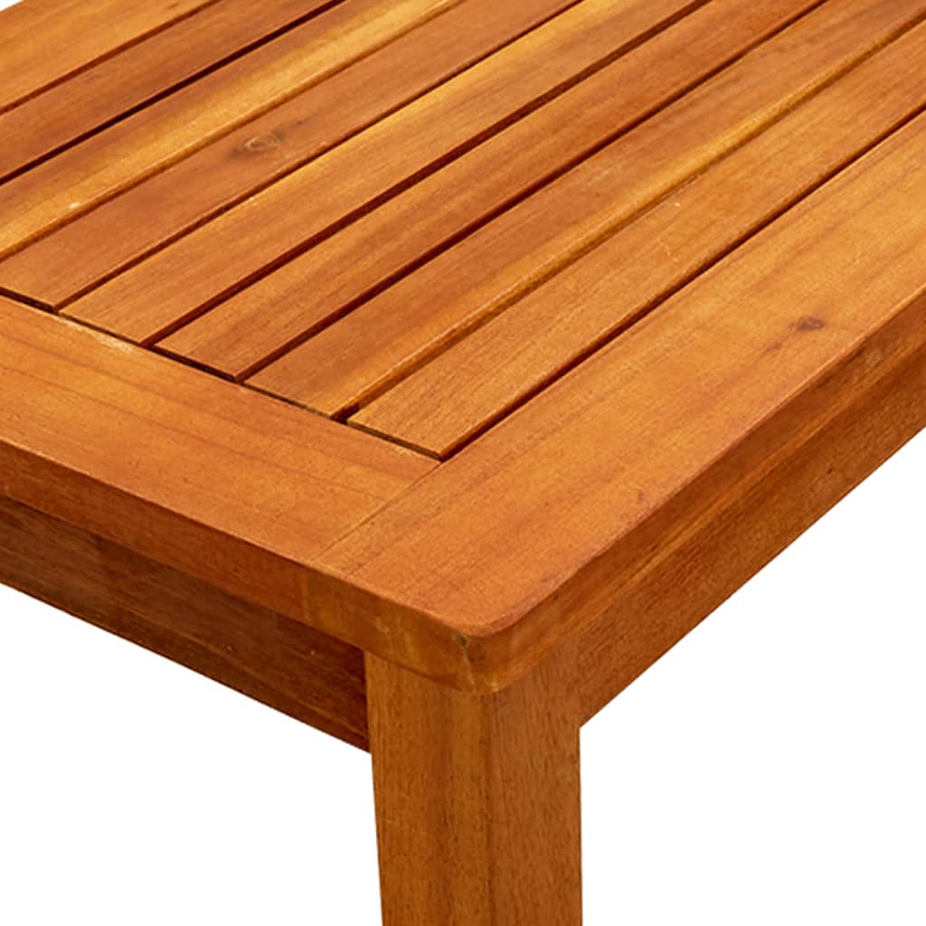 vidaXL Patio Coffee Table 19.6"x13.7"x14.1" Solid Acacia Wood