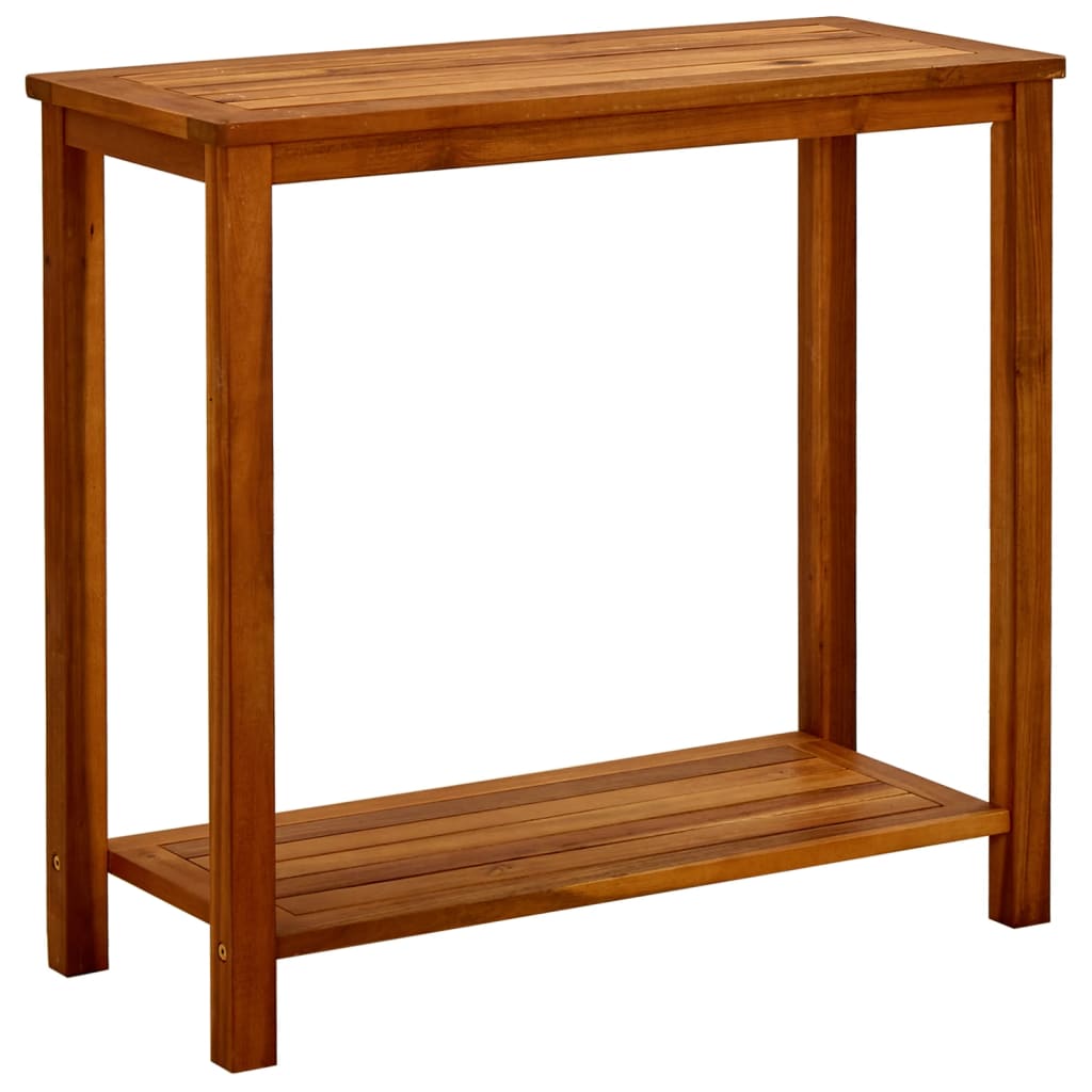 Zahradní konzolový stolek 80x35x75 cm masivní akáciové dřevo