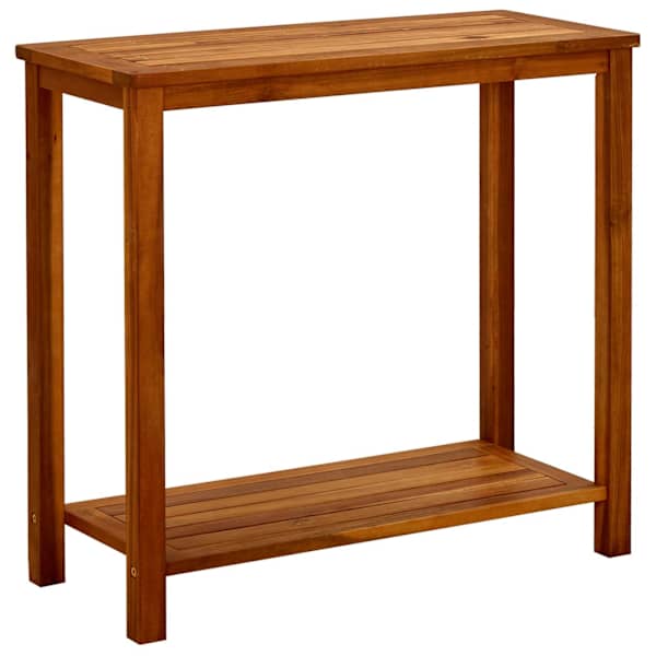 vidaXL aia konsoollaud, 80 x 35 x 75 cm, akaatsiapuit
