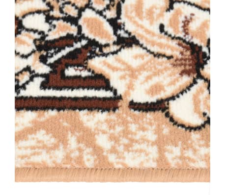 vidaXL Tapis BCF Beige 60x350 cm