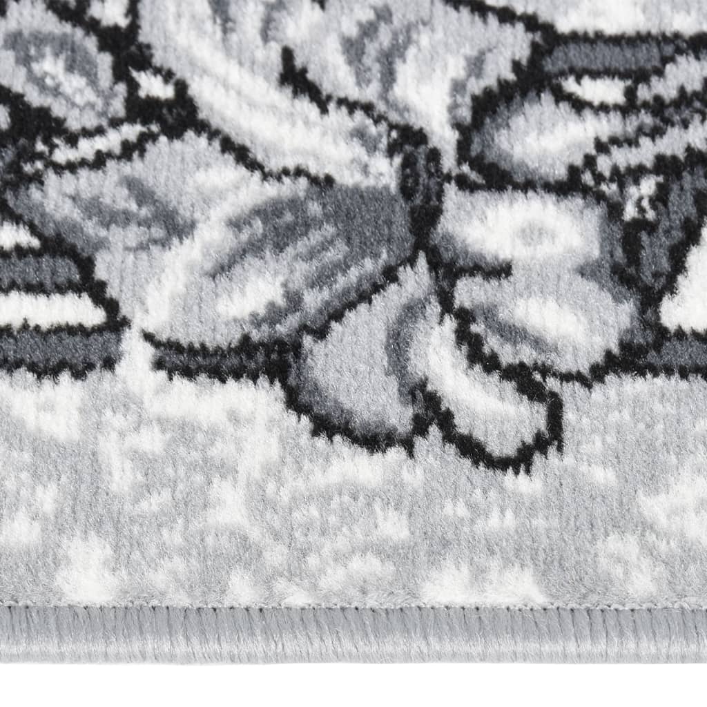 vidaXL Chodnik dywanowy, BCF, szary, 100x150 cm