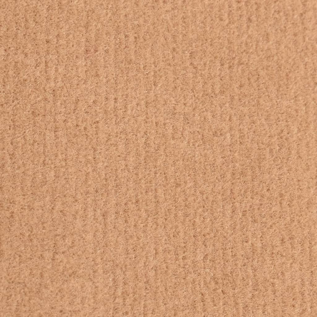 vidaXL Alfombra de pasillo BCF beige 100x350 cm
