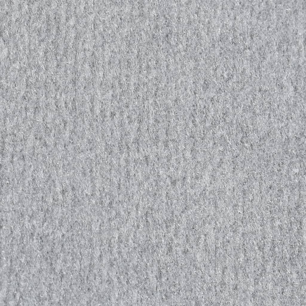 vidaXL Teppeløper BCF grå med motiv 60x450 cm