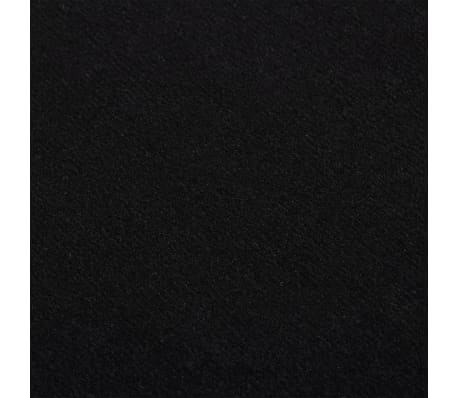 vidaXL Teppeløper BCF svart med motiv 100x500 cm