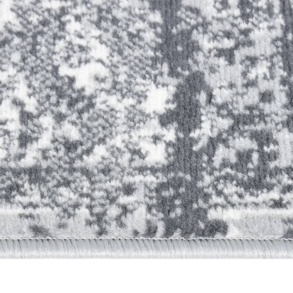 vidaXL Teppichläufer BCF Orientalisch Grau 100x150 cm