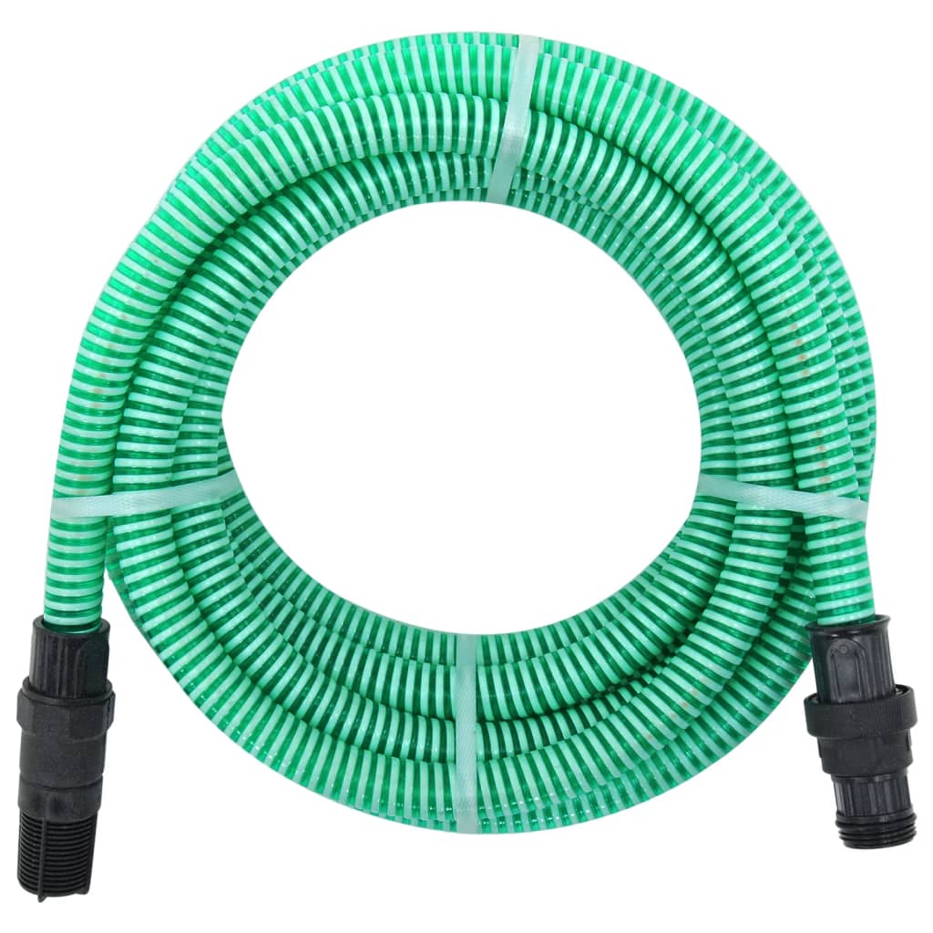 vidaXL Imuletku PVC-liittimillä vihreä 1″ 4 m PVC