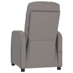 Elektrické polohovací křeslo taupe textil - obrázek 6