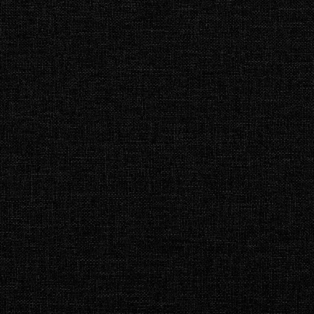 Fotoliu de masaj electric rabatabil, negru, textil