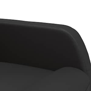 Elektrické polohovací křeslo černé umělá kůže - obrázek 8