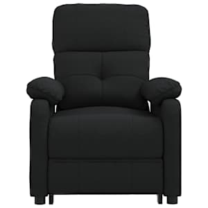 Elektrické polohovací křeslo černé textil - obrázek 4