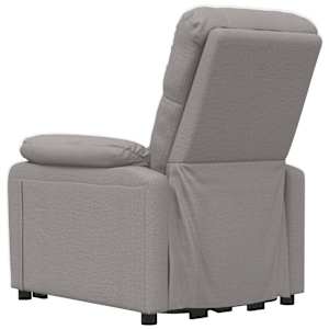 Elektrické polohovací křeslo taupe textil - obrázek 6