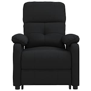 Elektrické masážní křeslo černé textil - obrázek 4