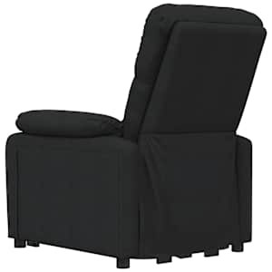Elektrické masážní křeslo černé textil - obrázek 6