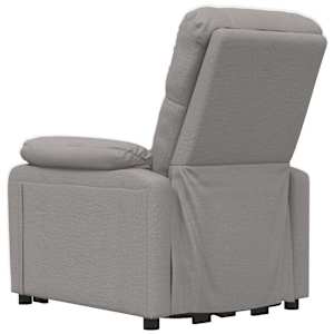 Elektrické masážní křeslo taupe textil - obrázek 6