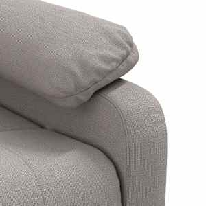 Elektrické masážní křeslo taupe textil - obrázek 9