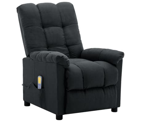vidaXL Electric Massage Chair Dark grey