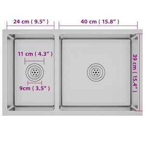Kuchyňský dřez nerezová ocel - obrázek 10