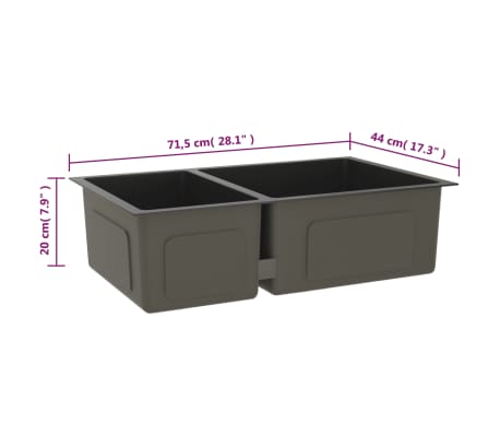 Épandeur à Sel VidaXL - 15L, PVC Et Acier, 92x46x70cm, Pour Sel, Graines Et Engrais, 2 Roues