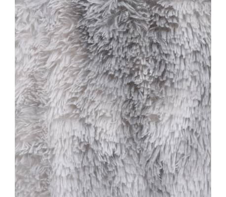 vidaXL Shaggy tipo kilimėlis, pilkos spalvos, 300x200cm