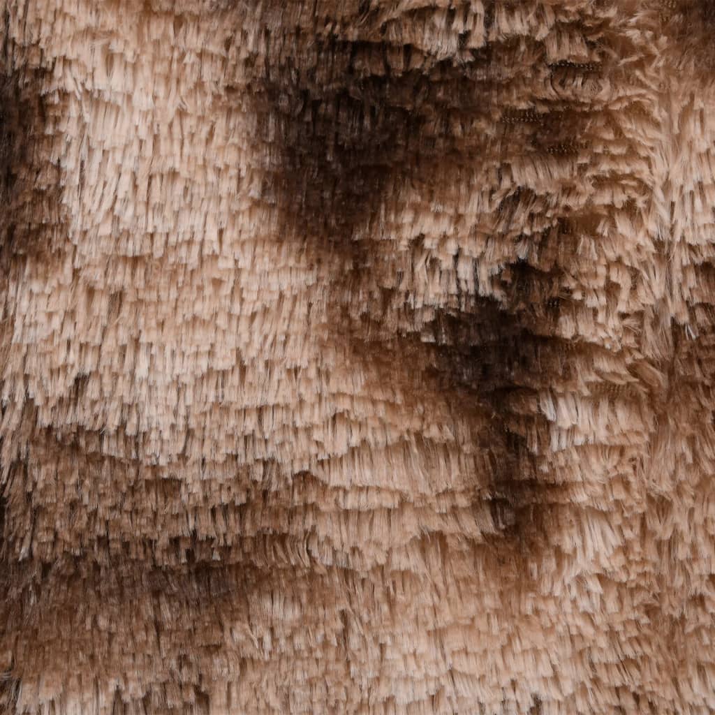 vidaXL Koberec shaggy s vysokým vlasem taupe 170 x 120 cm