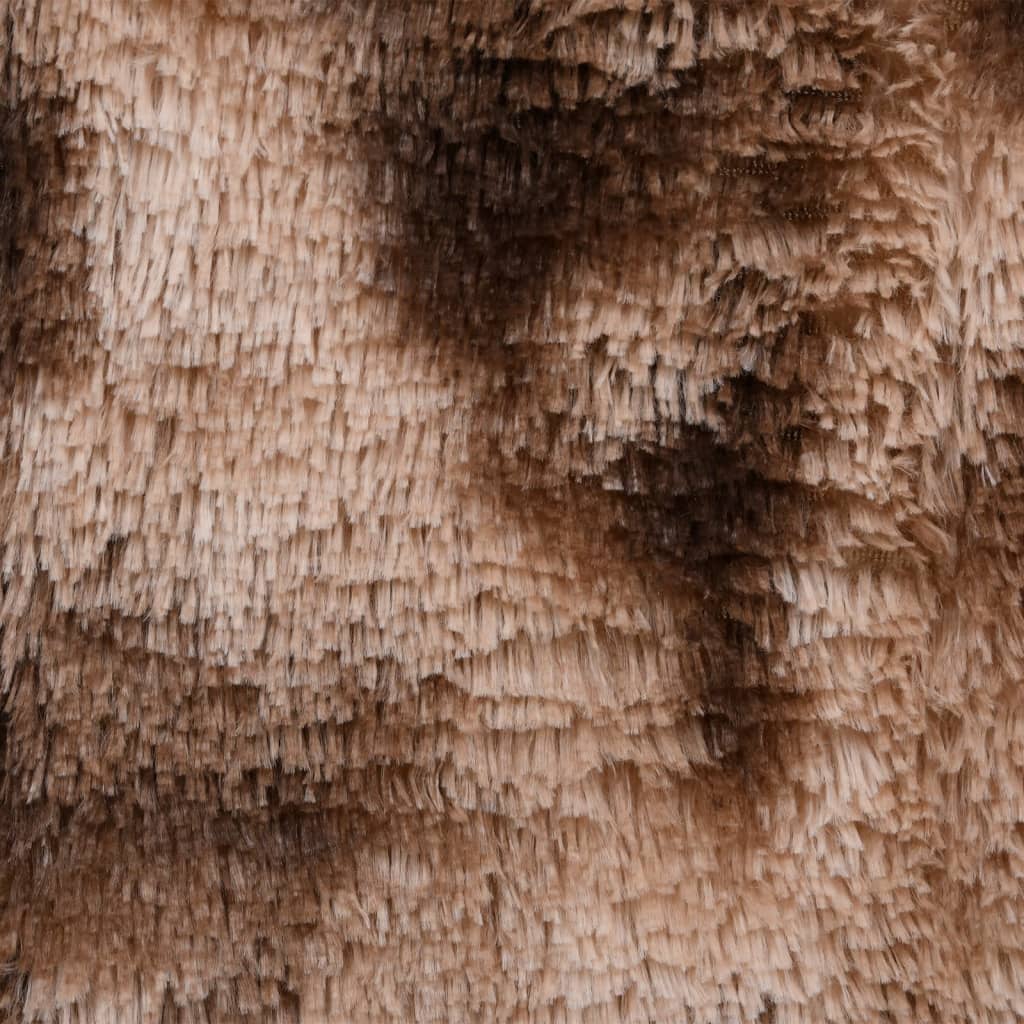 vidaXL Shaggy-Teppich Taupe 230x160 cm