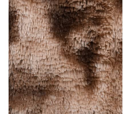 vidaXL Shaggy-matto harmaanruskea 230x160 cm