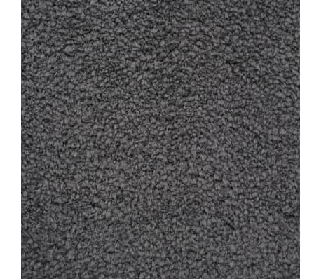 vidaXL Tapis peluche Anthracite 230x160 cm