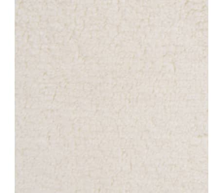 vidaXL Hochflor-Teppich Creme 200x140 cm