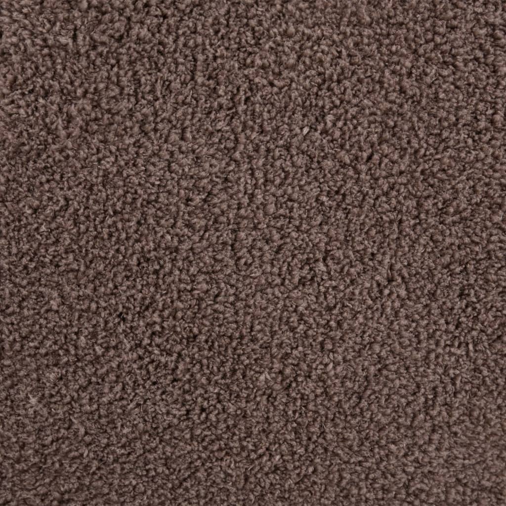 vidaXL gulvtæppe 230x160 cm gråbrun