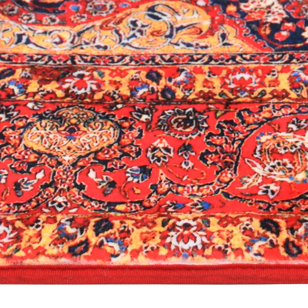 vidaXL Alfombra estampada oriental multicolor 140x200 cm