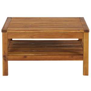 Konferenční stolek 65 x 65 x 35 cm masivní akáciové dřevo - obrázek 3